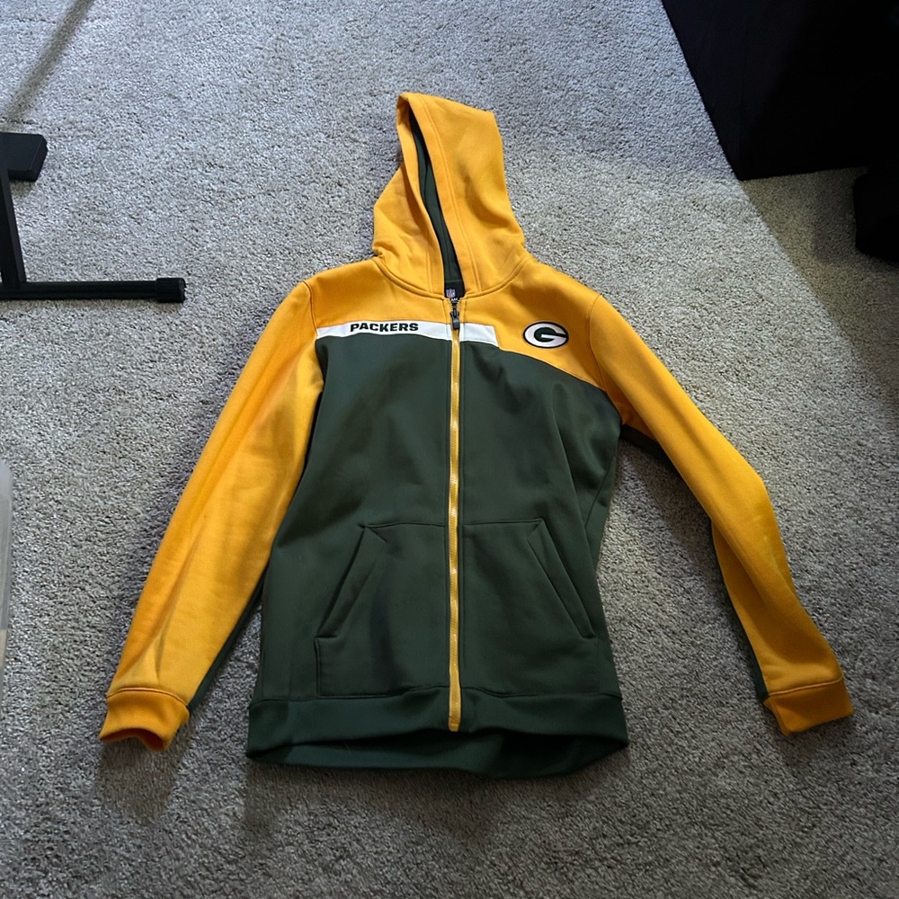 NFL Green Bay packers Youth Hoodie in Green and Yellow